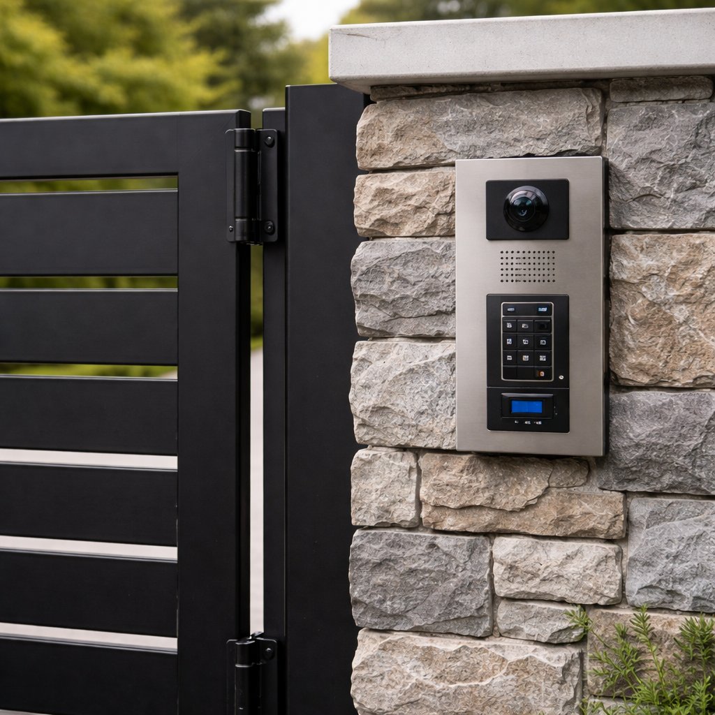 Gate intercom system